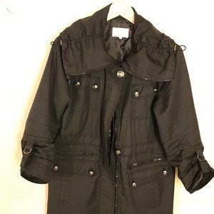 Laundry Cinched Collar Utility Jacket XL